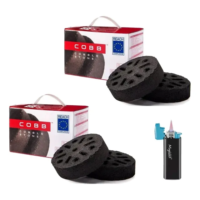 Caja De 12 Briquetas - 6kg Cobblestone Marca Cobb