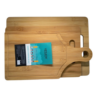 Set De 3 Tablas Para Picar De Bambú De 10 Mm Set De 3 Tablas Para Picar De Bambú De 10 Mm