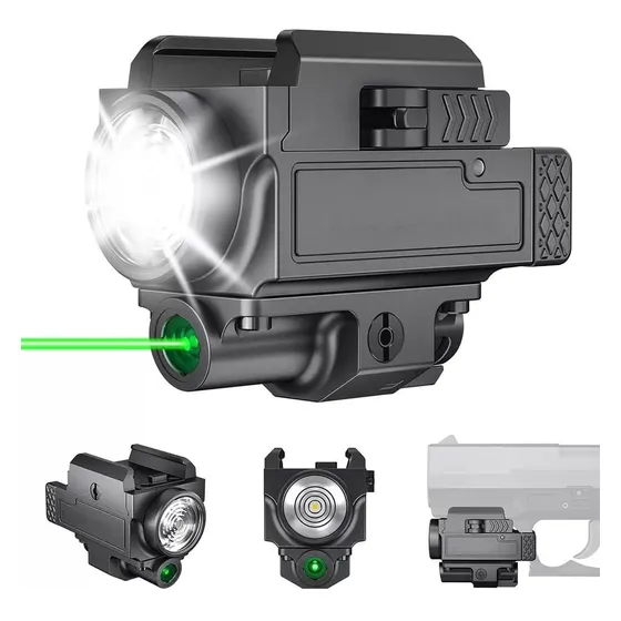 Lanterna Tática G2c G3c Com Mira Laser Verde Airsoft