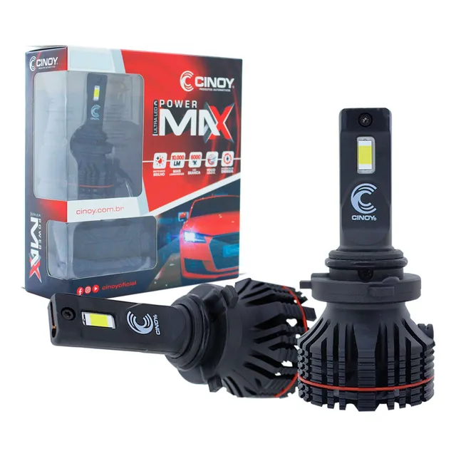 Ultra Led Power Max H1 H3 H7 H11 H27 Hb3 Hb4 6000k 10000lm