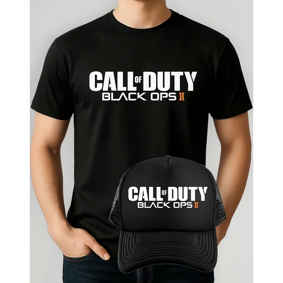Playera Y Gorra Unisex Call Of Duty Black Ops 2 Gamer