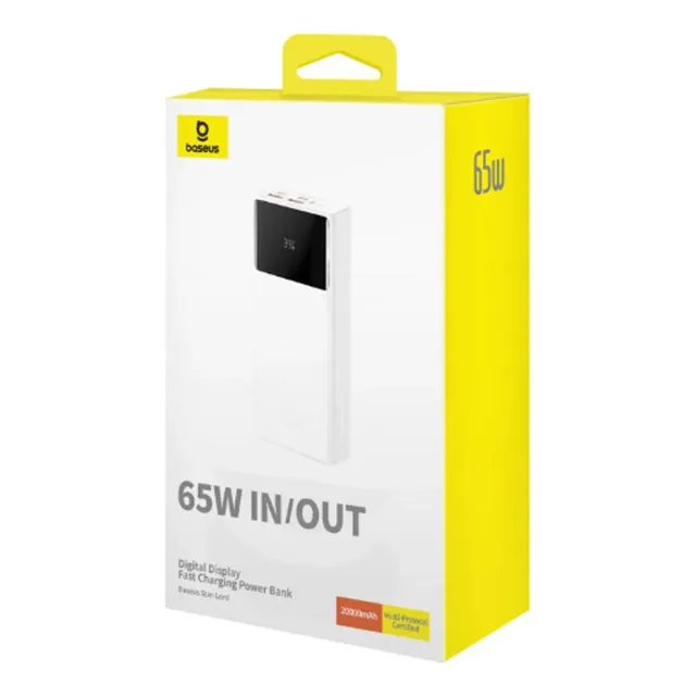 Power Bank Baseus 30000mah 65w Carga Rapida Para Laptop Ppxj