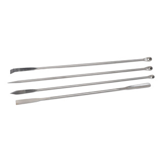 Conjunto De 4 Peças De Espátula De Microcolher De Laboratóri Conjunto De 4 Peças De Espátula De Microcolher De Laboratóri