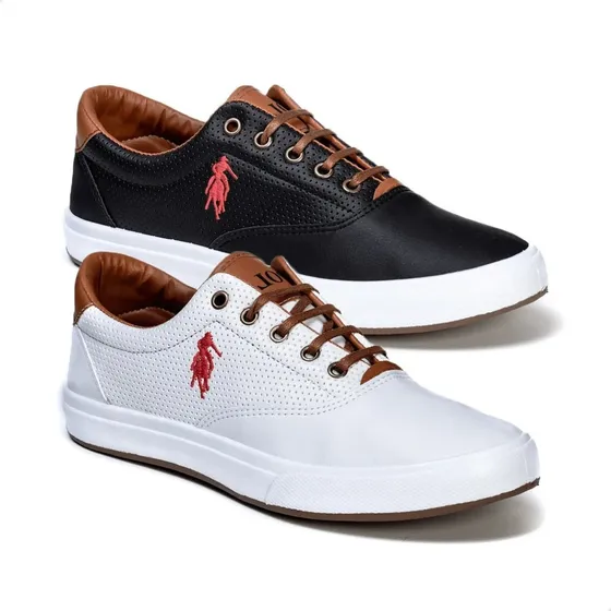 Kit 2 Pares Do Tênis Masculino Polo Way Envio Em 24hr Lindos