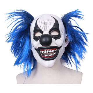 Måscara De Palhaço Sorridente, Touca De Halloween, Casa Mal- Måscara De Palhaço Sorridente, Touca De Halloween, Casa Mal-