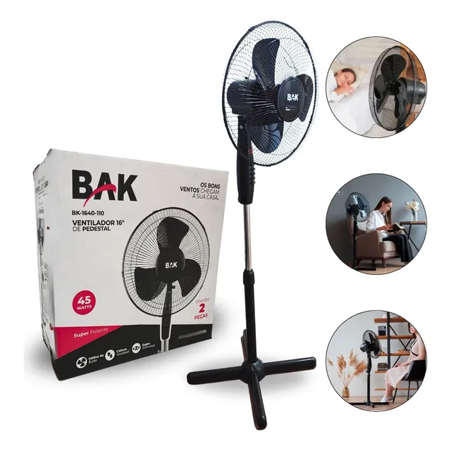 Ventilador Coluna Torre Ajustável Chão Turbo Silencioso 40cm