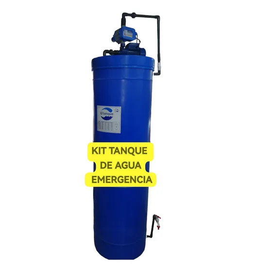 Tanque Para Agua Emergencia Con Bomba Y Accesorios