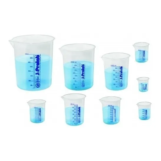 Copo Becker Plastico F Baixa 250ml Bequer (pp) Polipropileno