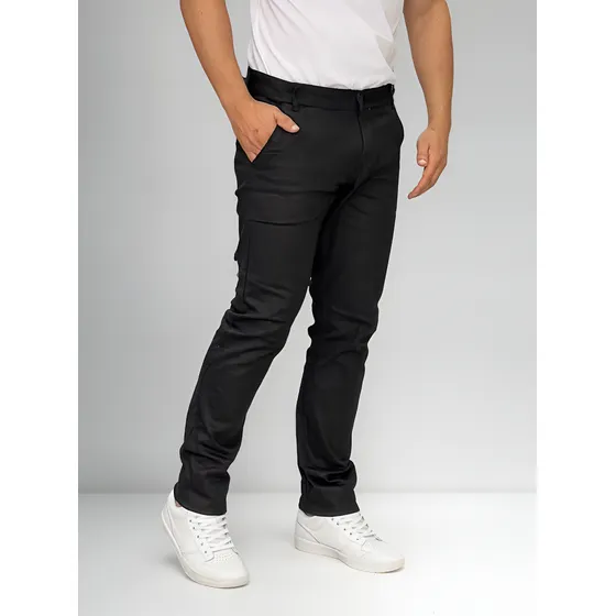 Calça Sarja Com Lycra Slim Bolso Faca Embutido Elastano
