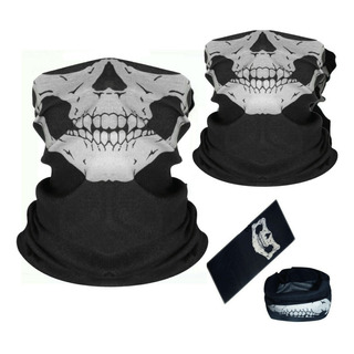 Pack De 2 Máscaras Faciales De Calavera Pasamontañas Pack De 2 Máscaras Faciales De Calavera Pasamontañas