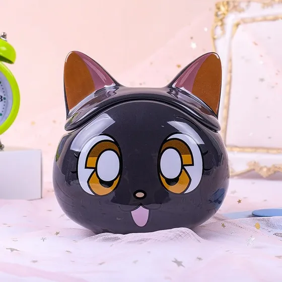 Taza Cerámica Gato Luna Sailor Moon 16oz