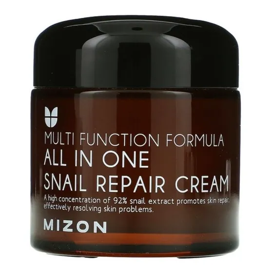 Crema hidratante intensiva antienvejecimiento Snail Repair 75 ml Mizon Skin Type para todo tipo de piel
