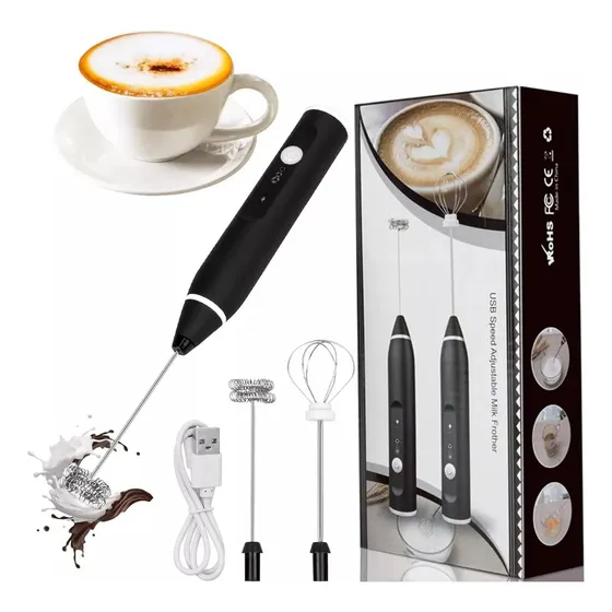 Mini Batidor Eléctrico Recargable Portátil Repostería Café