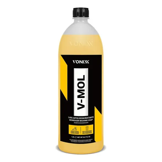 V-MOL Shampoo Desengraxante Lavagem Automotiva Vonixx 1,5Lt