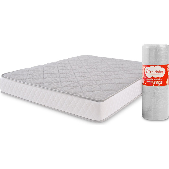 Bf Colchões Espuma Basic D28 Certificada Colchão Casal Ortopédico De Espuma D28 A Vácuo 13... Bf Colchões Espuma Basic D28 Certificada Colchão Casal Ortopédico De Espuma D28 A Vácuo 13...