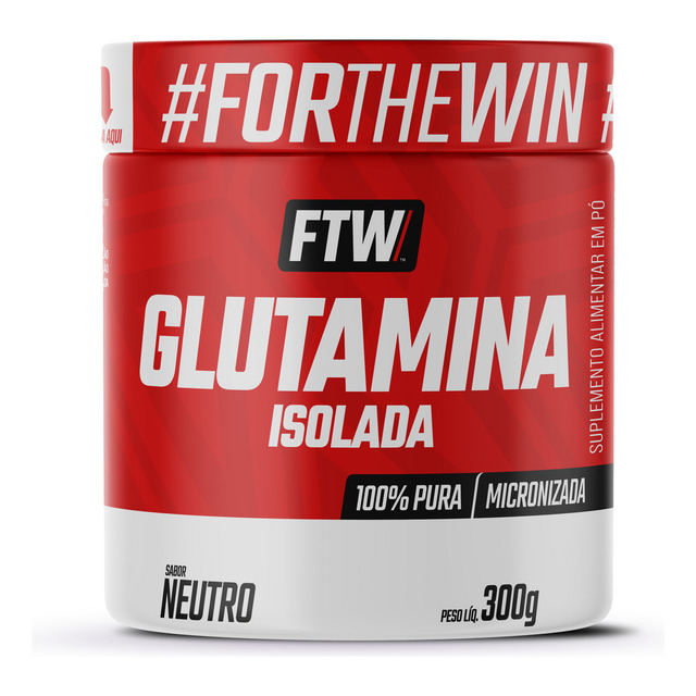 Glutamina 100% Pura E Isolada Pote 300g - Ftw Glutamina 100% Pura E Isolada Pote 300g - Ftw