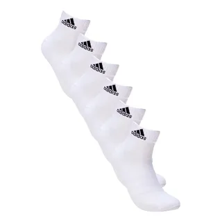 Kit 6 Pares De Meias Unissex Ankle adidas Kit 6 Pares De Meias Unissex Ankle adidas
