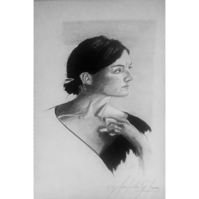 Retrato A Mano En Lápiz /carboncillo Por Encargo