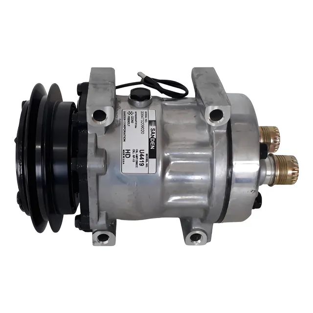 Compressor Ar Condicionado Maquina Case 580n Sd7h15  Novo   