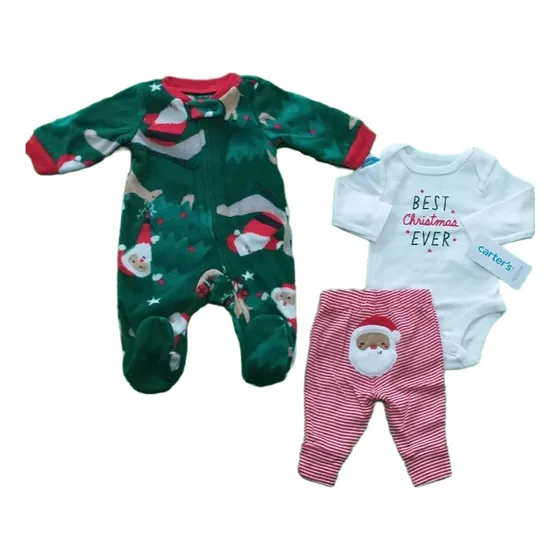 Set Navideño Carter's Para Recién Nacidos 