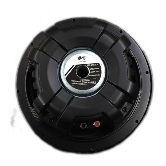 Bajo Marca Ms Audio Ref W312d4 De 12 Pulgadas  1700 Watss