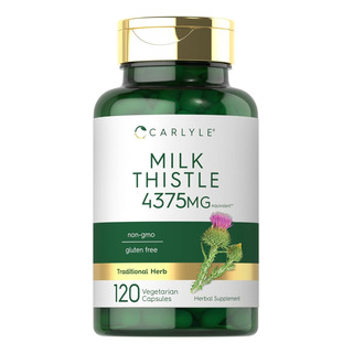 Milk Thistle | Cardo Mariano | 4375mg X 120 Capsu. | Carlyle Milk Thistle | Cardo Mariano | 4375mg X 120 Capsu. | Carlyle