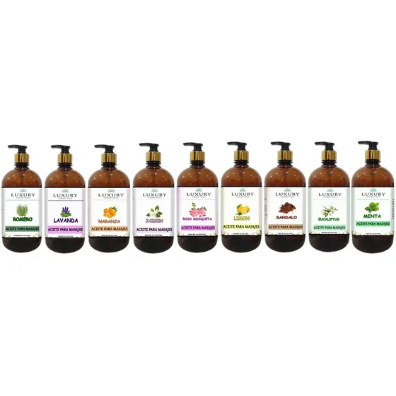 Aceite Para Masajes Corporales 1 Litro  Varios Aromas