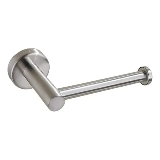 Porta Rollo Papel Higienico Metal Gancho Soporte Baño Toalla