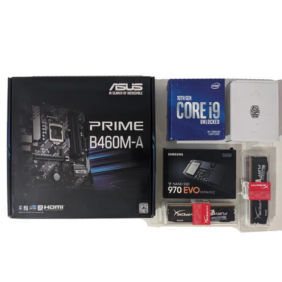 Pc Kit Upgrade Intel I9 10850k + Asus B460m + 64gb Ram