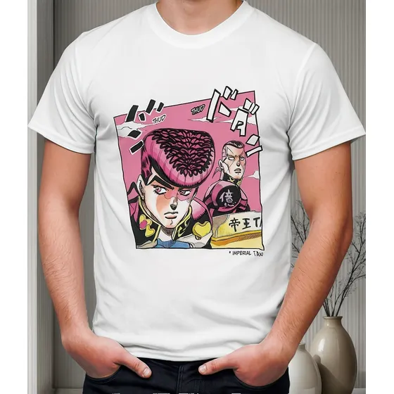 Playera Anime Manga Jojo's Bizarre Adventure Josuke #1518