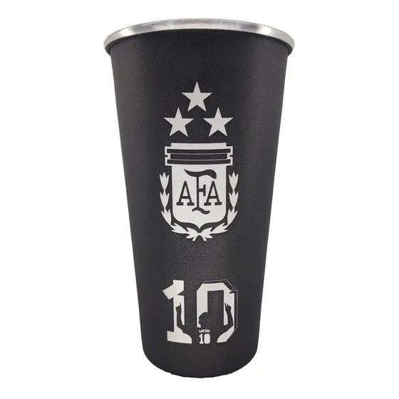 Vaso Jarra Fernetero Grabado Messi River Argentina 1 Litro
