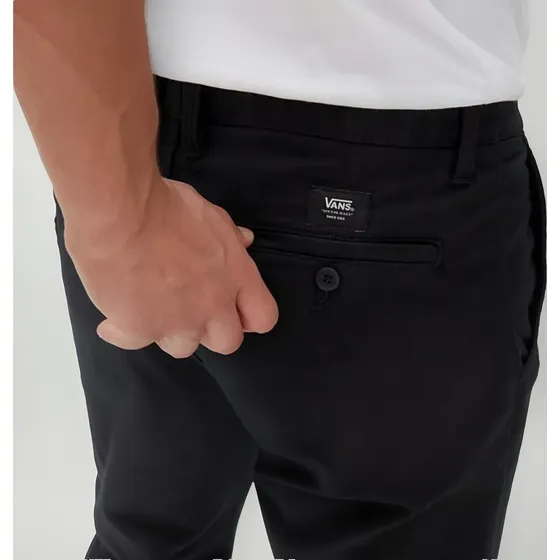 Pantalon Vans Authentic Chino Stretch Importado Black 