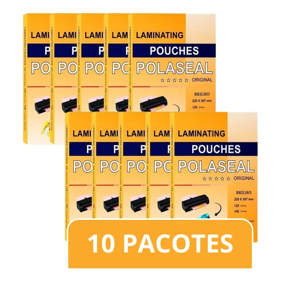 Polaseal Plástico Para Plastificação A4 0,05 1000fls Atacado