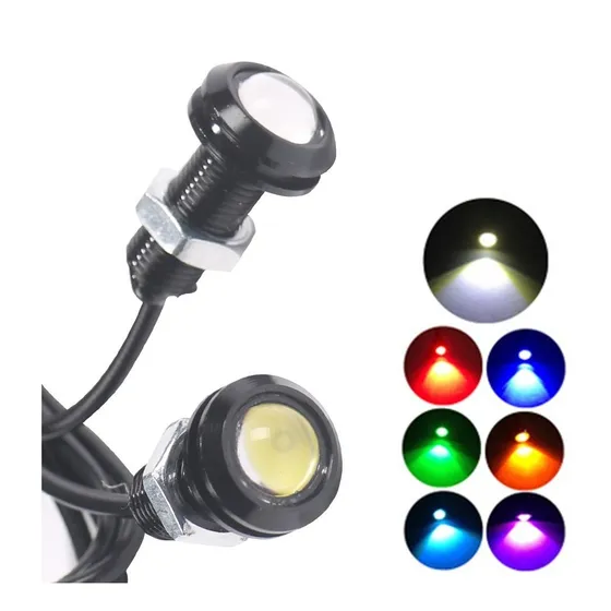 2 Luz Led Ojo De Águila Niebla Luz Día Lupa Tornillo