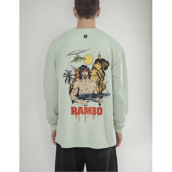 Remera Rambo Luxo Cuello Redondo Ml