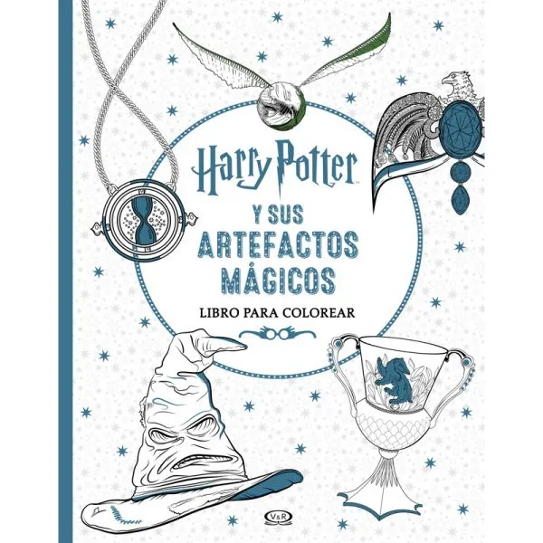 Libro Para Colorear Harry Potter Y Sus Artefactos Mágicos