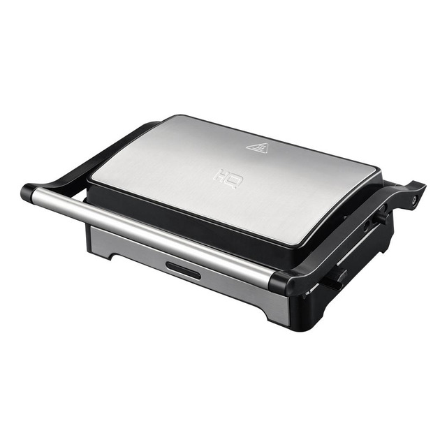 Sanduicheira E Mini Grill Hq 180º 1000w Antiaderente Inox Hq-sg002 Sanduicheira E Mini Grill Hq 180º 1000w Antiaderente Inox Hq-sg002