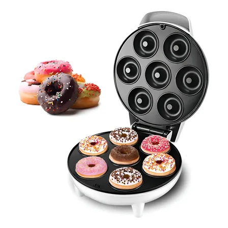 Máquina para Hacer Donas de 6 Unidades y 5 cm, con 1200 W de Potencia