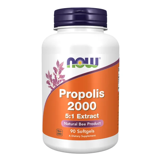 Suplementos Now, Extracto De Propóleo 2000 5:1, 90 Cápsulas 