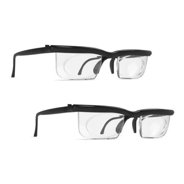 2 Lentes Originales Adlens Lynses Con Perilla De Ajuste New!
