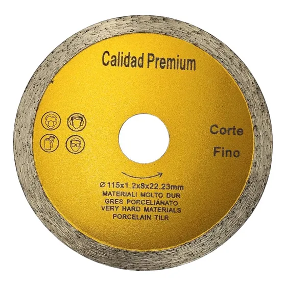 Disco Diamantado 115mm. Corte Porcelanato - Ceramica 