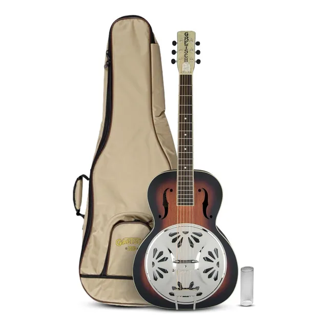 Guitarra Eléctrica Resonator Gretsch G9220 De 6 Cuerdas Con 