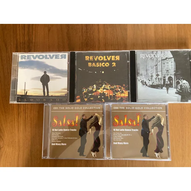 2 Cds De Salsa Y 3 Cds Del Grupo Español Revólver