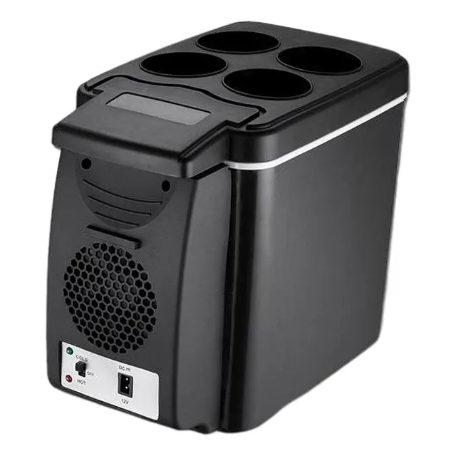 6l Negro Mini Heladera De Coche Heladera Congelador