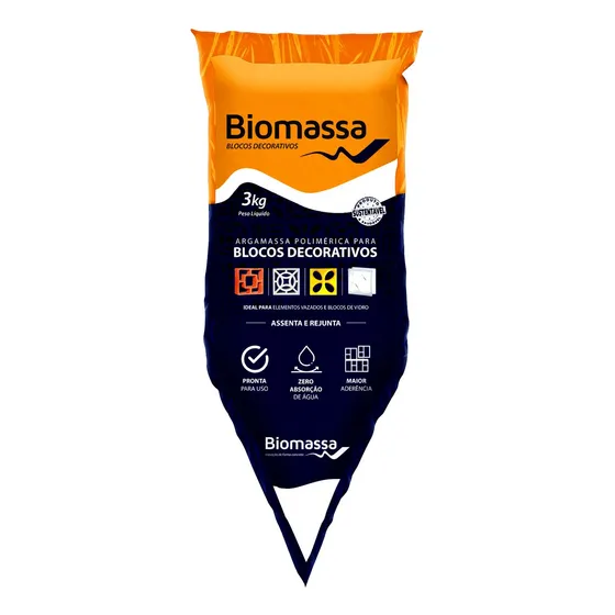 Argamassa Pronta Blocos Decorativos Blocos De Vidro - 3kg