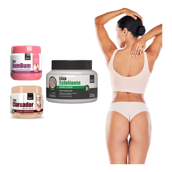 Como Clarear Manchas E Tirar Espinhas Do Bumbum Kit Bio Soft