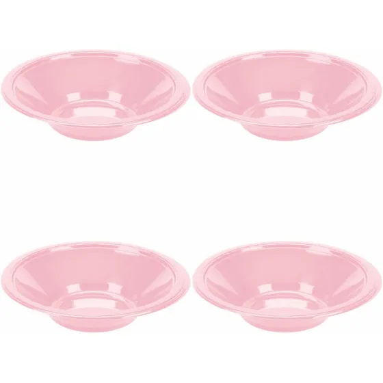 20 Tazones Pocillos Color Rosado Claro Excelente Calidad