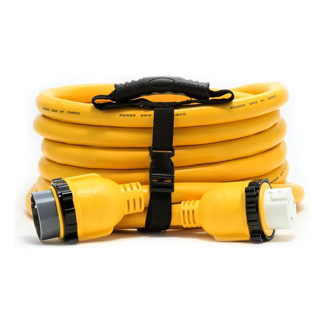 Cable De Extensión Eléctrica 7,6 M 50 Amp Adaptadores Marino