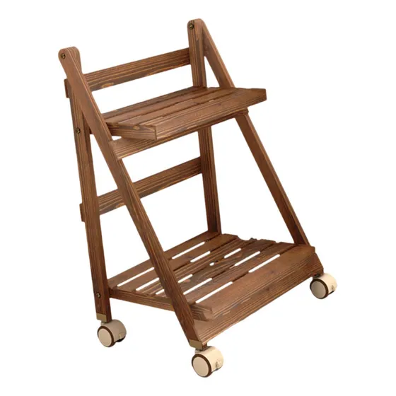 Stand Plant Flower Padre Estante De La De Plegable 2 Nivel