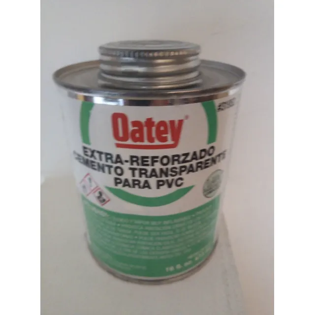 Soldadura Transparente Para Pvc. Oatey Extra Reforzado